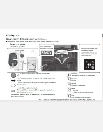 honda shuttle hybrid 2016 2017 2018 owners manual in english